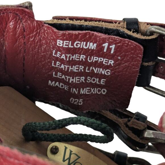 FREEBIRD by Steven Belgium taupe leather Western Ankle boots booties 11 - Picture 9 of 14